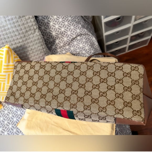 GUCCI brand Ophidia GG Supreme XL Tote - Picture 4 of 16